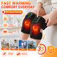 FabFit Rechargeable Heated Knee Massager – 3-in-1 Shoulder, Knee & Elbow Wrap, 5000mAh Option