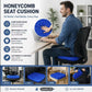 FabFit Honeycomb Gel Seat Cushion – Double Thick, Breathable & Non-Slip Sitting Pad, Blue