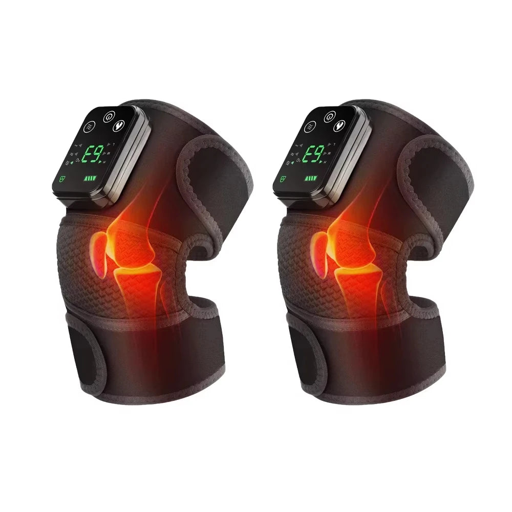 FabFit Cordless Heated Knee & Shoulder Massager – 3 Heat Levels 45–65°C, 3 Vibration Modes