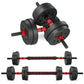 FabFit Dumbbell & Barbell Weight Set – 15 kg, 20 kg or 30 kg, with Kettlebell Option