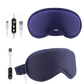 FabFit Heated Eye Massager Mask with Vibration – USB Warm Compress Blackout Mask, 2 Types