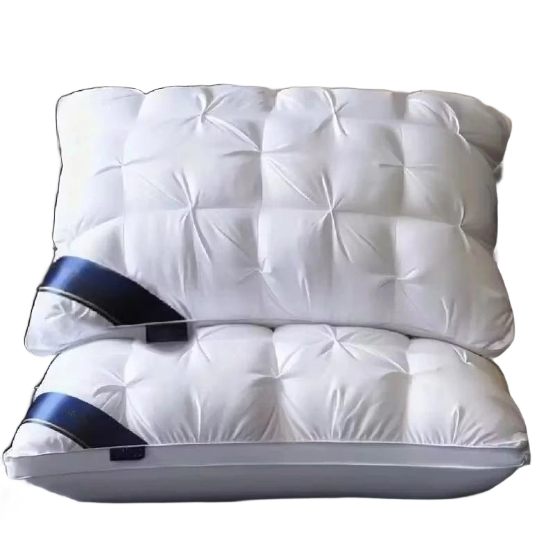 FabFit Hotel-Style Pillows Set of 2 – 48 x 74 cm, 100% Polyester Fill, Single Pillow Inserts